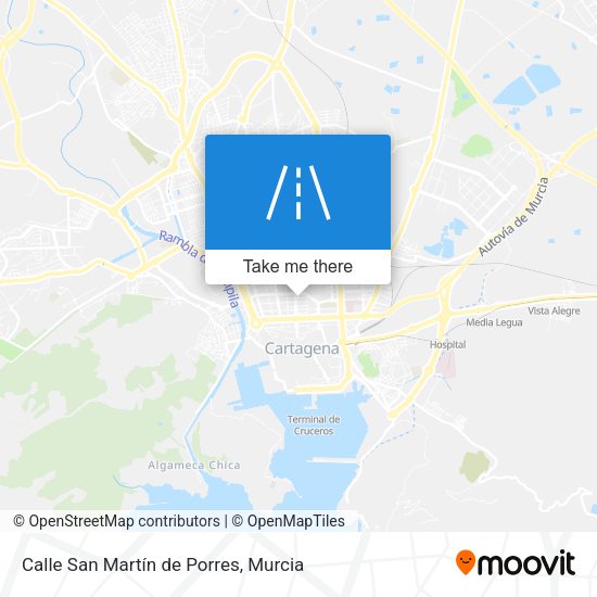 Calle San Martín de Porres map