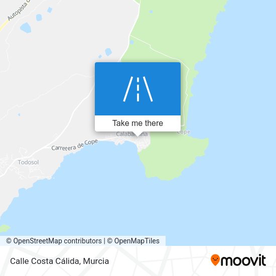 Calle Costa Cálida map
