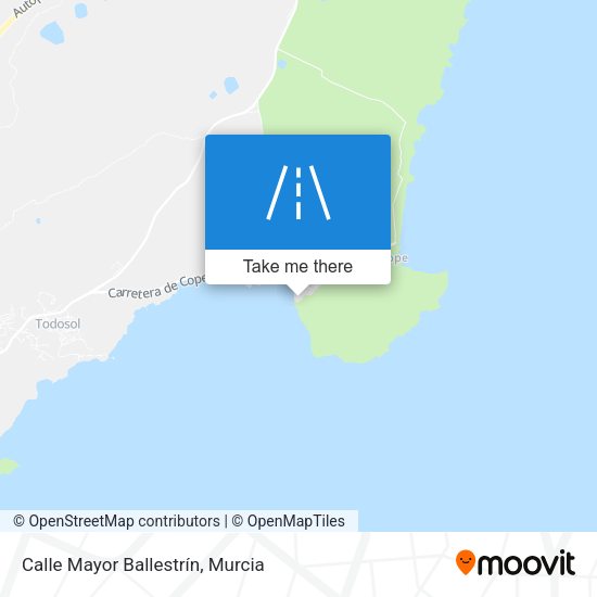 Calle Mayor Ballestrín map