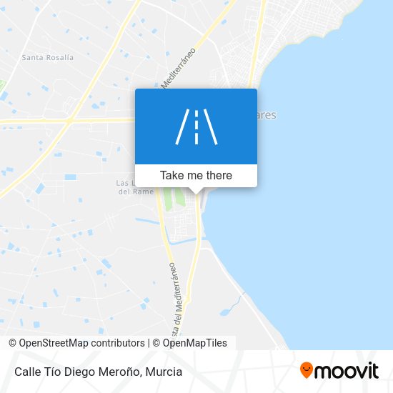 Calle Tío Diego Meroño map