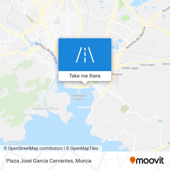 Plaza José García Cervantes map