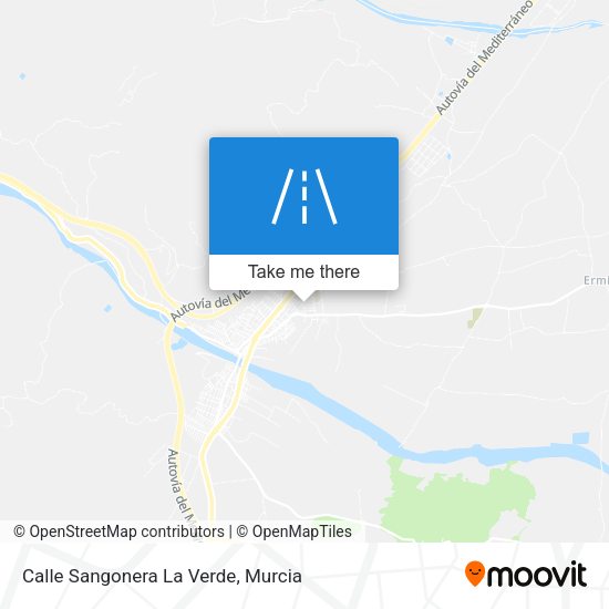 Calle Sangonera La Verde map