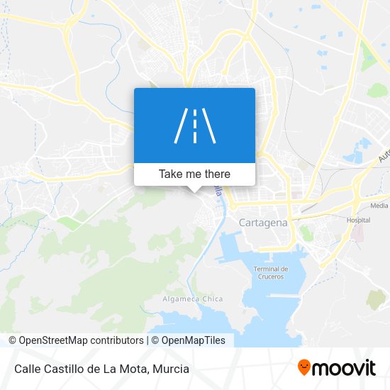 Calle Castillo de La Mota map