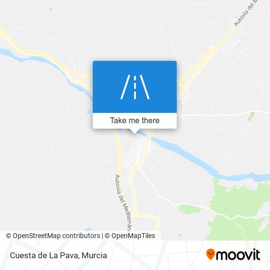 Cuesta de La Pava map