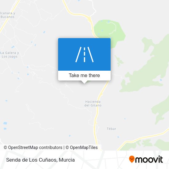 Senda de Los Cuñaos map