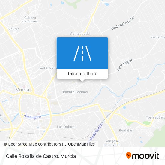 mapa Calle Rosalia de Castro