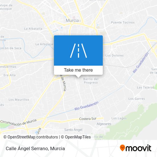 Calle Ángel Serrano map