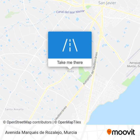Avenida Marqués de Rozalejo map