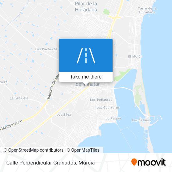 Calle Perpendicular Granados map