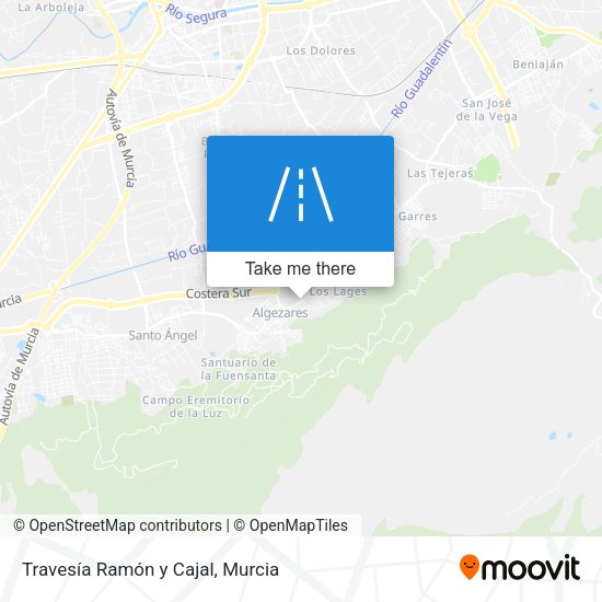 Travesía Ramón y Cajal map