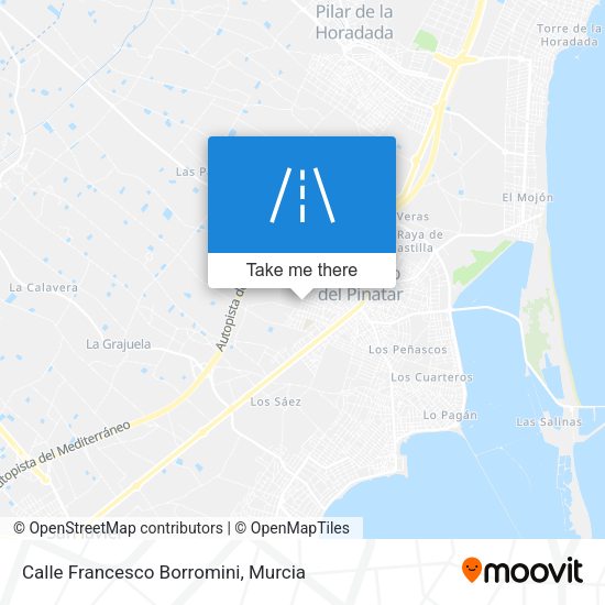Calle Francesco Borromini map