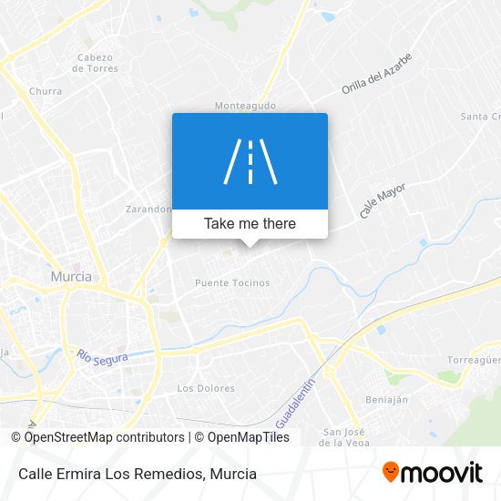 Calle Ermira Los Remedios map