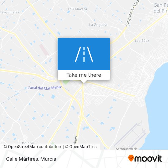 Calle Mártires map