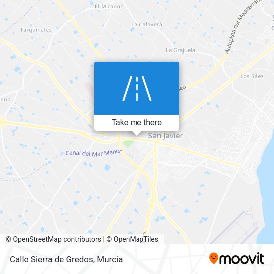 Calle Sierra de Gredos map