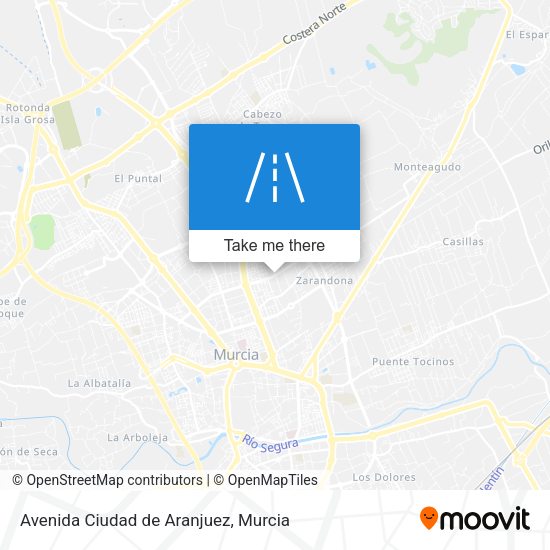 Avenida Ciudad de Aranjuez map