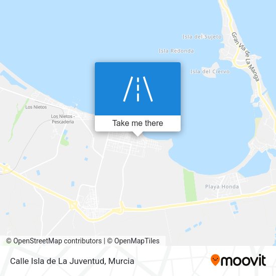 Calle Isla de La Juventud map