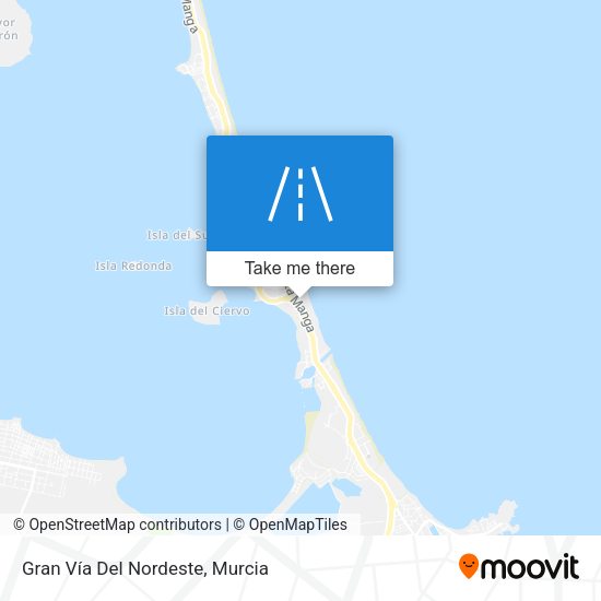Gran Vía Del Nordeste map