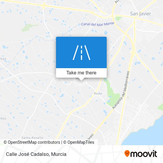 Calle José Cadalso map
