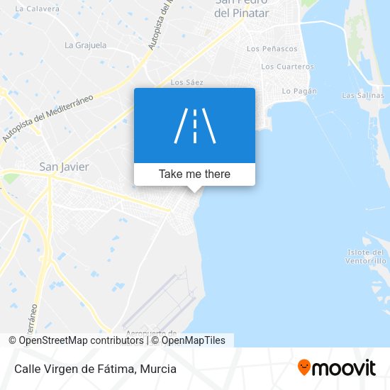 Calle Virgen de Fátima map