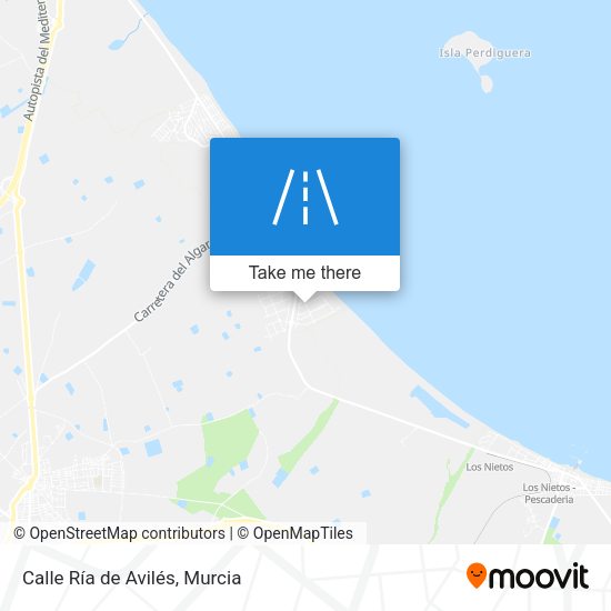 Calle Ría de Avilés map