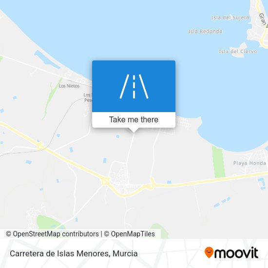Carretera de Islas Menores map