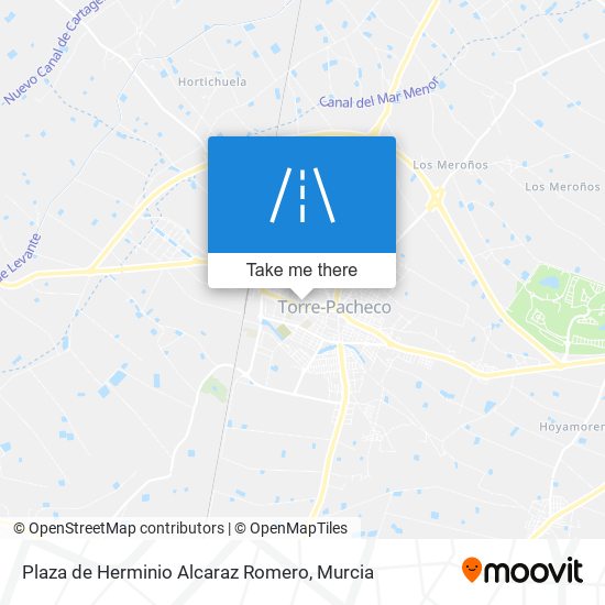 mapa Plaza de Herminio Alcaraz Romero