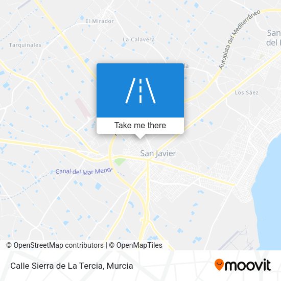 Calle Sierra de La Tercia map