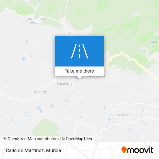 Calle de Martínez map