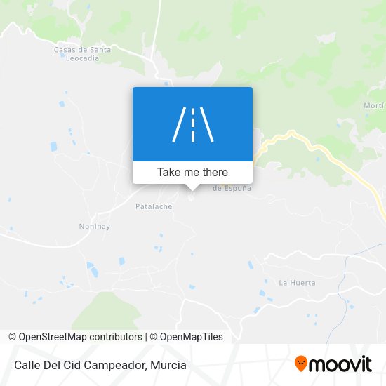 Calle Del Cid Campeador map