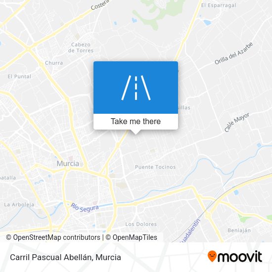 Carril Pascual Abellán map