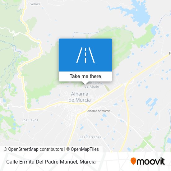 Calle Ermita Del Padre Manuel map