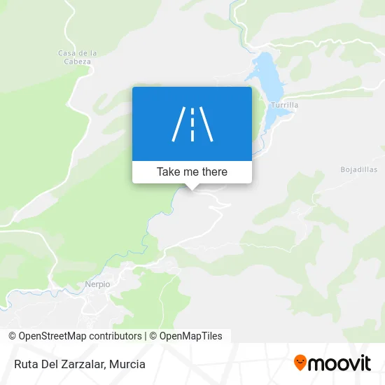 Ruta Del Zarzalar map
