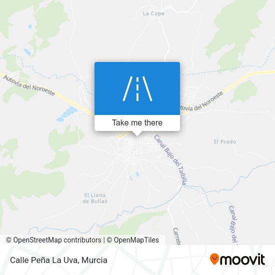 Calle Peña La Uva map