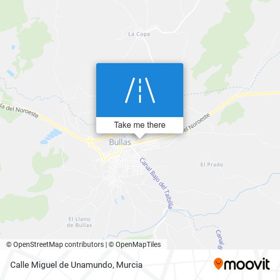 mapa Calle Miguel de Unamundo