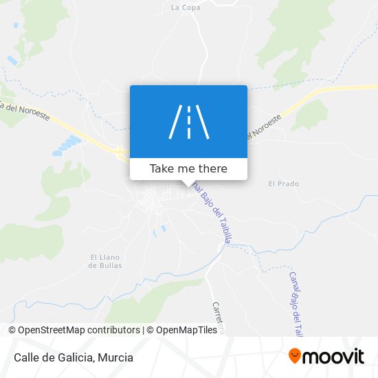 mapa Calle de Galicia