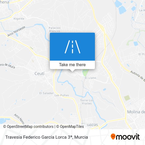 Travesía Federico García Lorca 3ª map