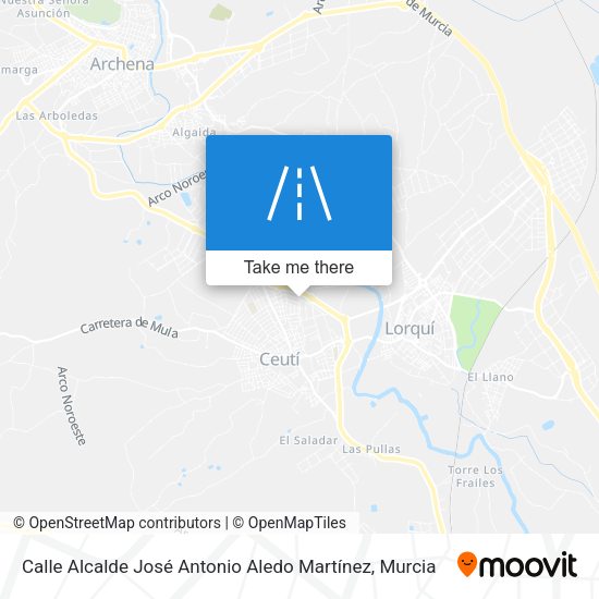 Calle Alcalde José Antonio Aledo Martínez map