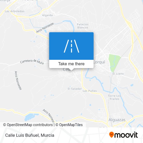 Calle Luis Buñuel map