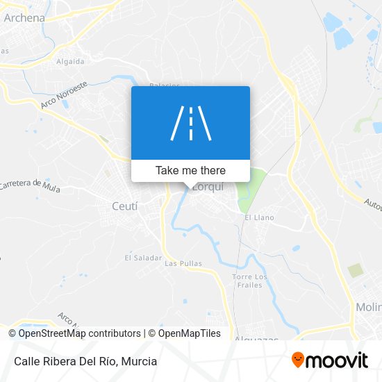 Calle Ribera Del Río map