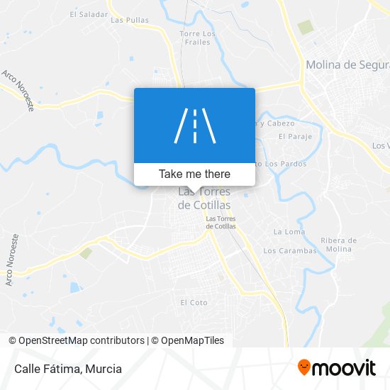 mapa Calle Fátima