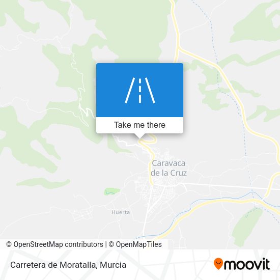 Carretera de Moratalla map