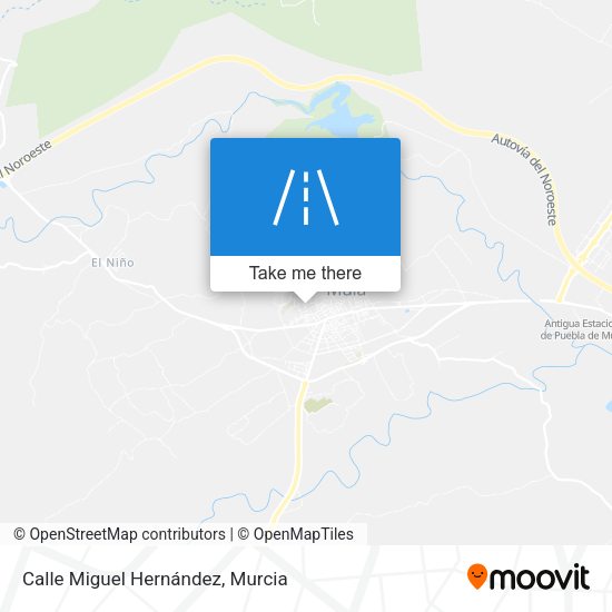 Calle Miguel Hernández map