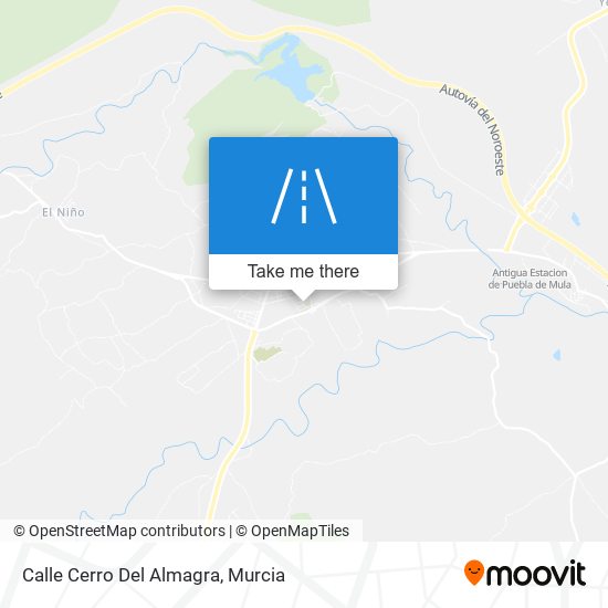 mapa Calle Cerro Del Almagra