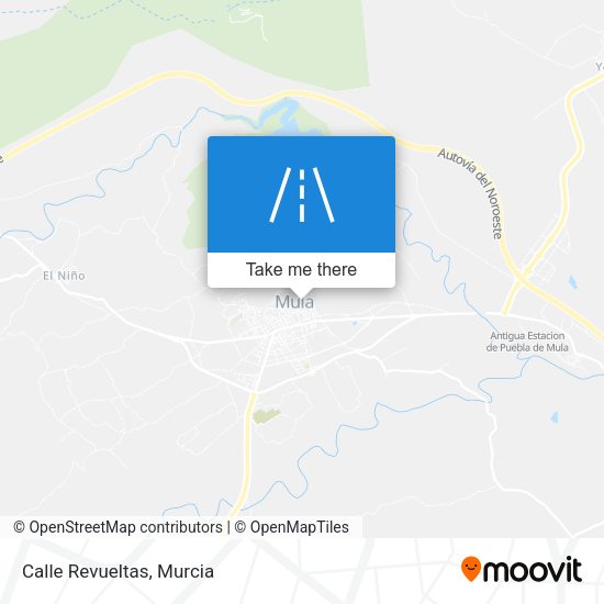 Calle Revueltas map