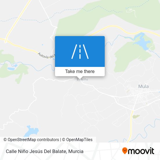 Calle Niño Jesús Del Balate map