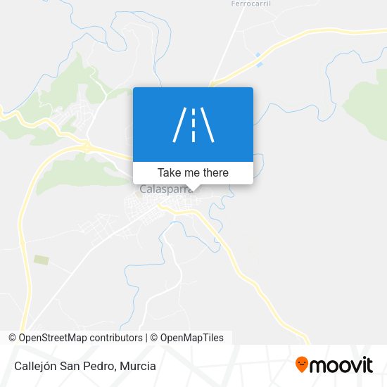 Callejón San Pedro map