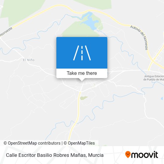 Calle Escritor Basilio Robres Mañas map