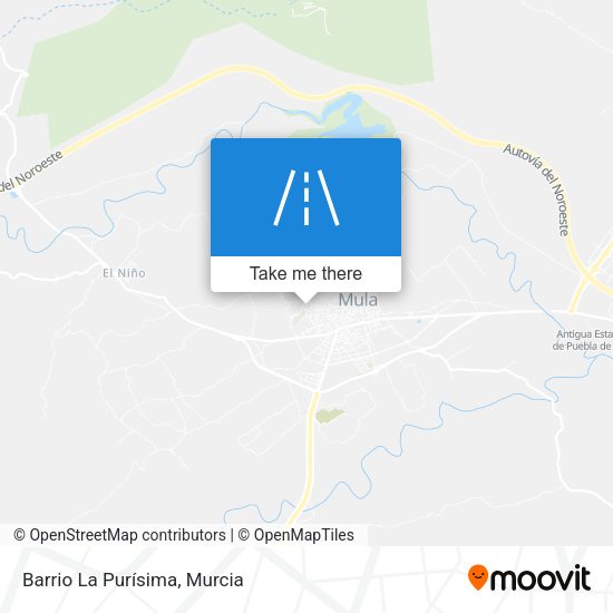 Barrio La Purísima map