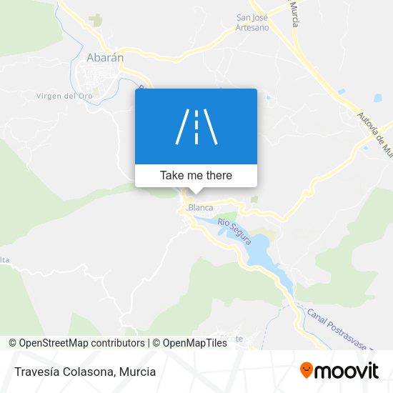 Travesía Colasona map
