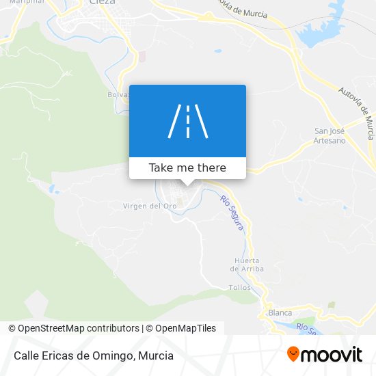 Calle Ericas de Omingo map